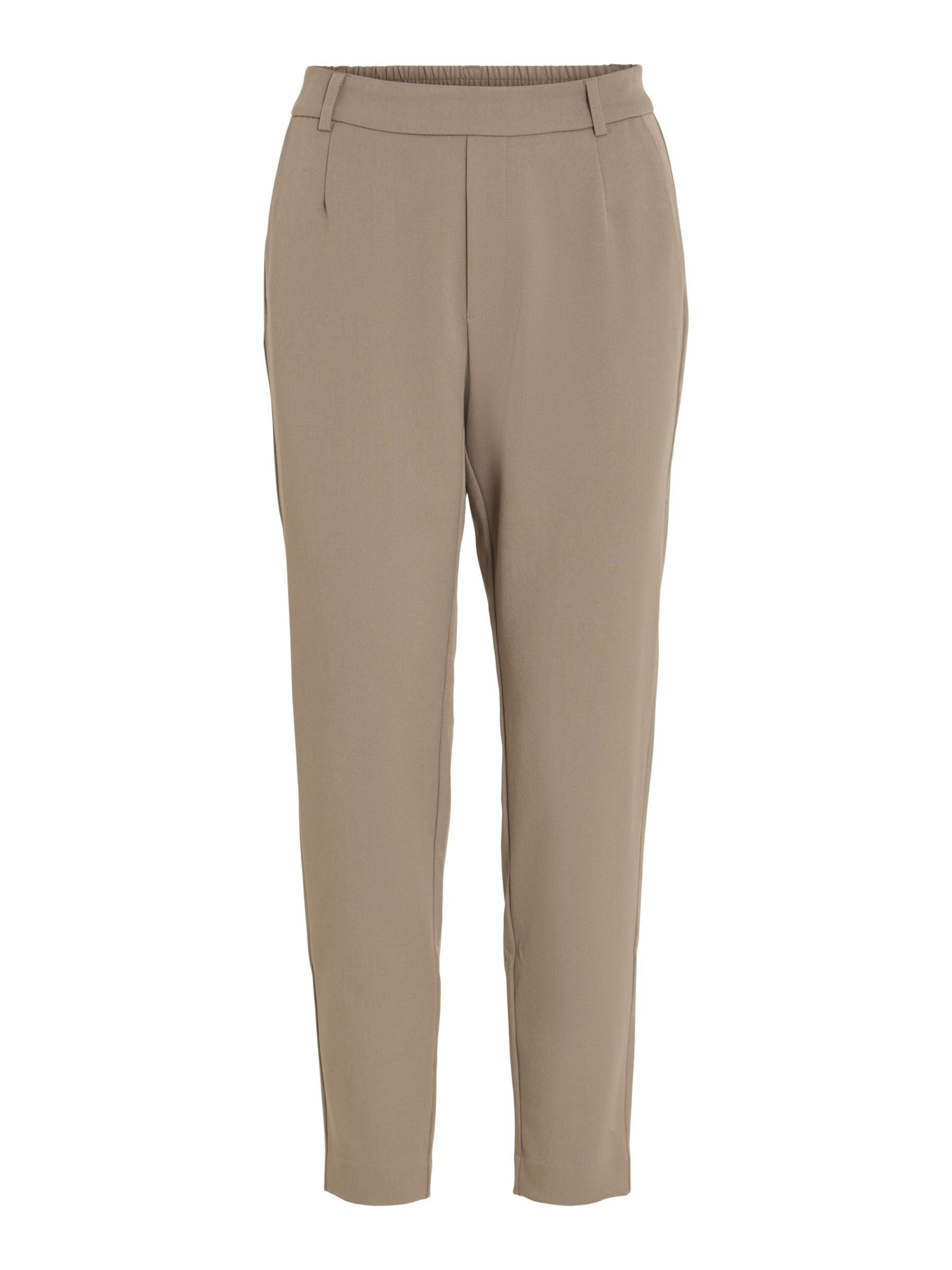 VILA Брюки со складками 'Varone' в Серый: спереди