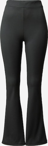 Koton Rozkloszowane Spodnie w kolorze czarny: przód
