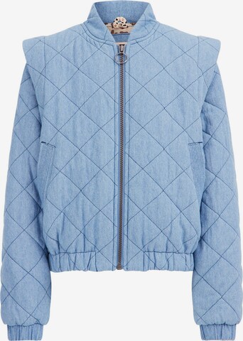 WE Fashion Between-Season Jacket in Blue: front