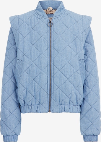 WE Fashion Between-season jacket in Blue: front