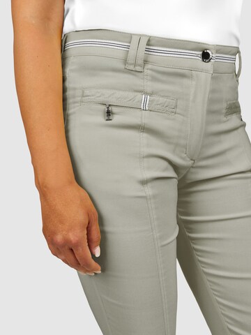 Navigazione Regular Elegante Bengalin Bermuda, Schrittlänge ca. 41cm in Grün