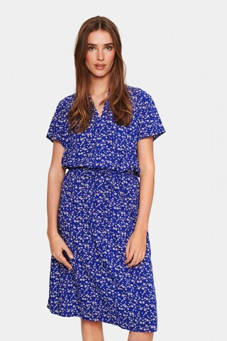 SAINT TROPEZ - Vestido 'Tate' em azul: frente