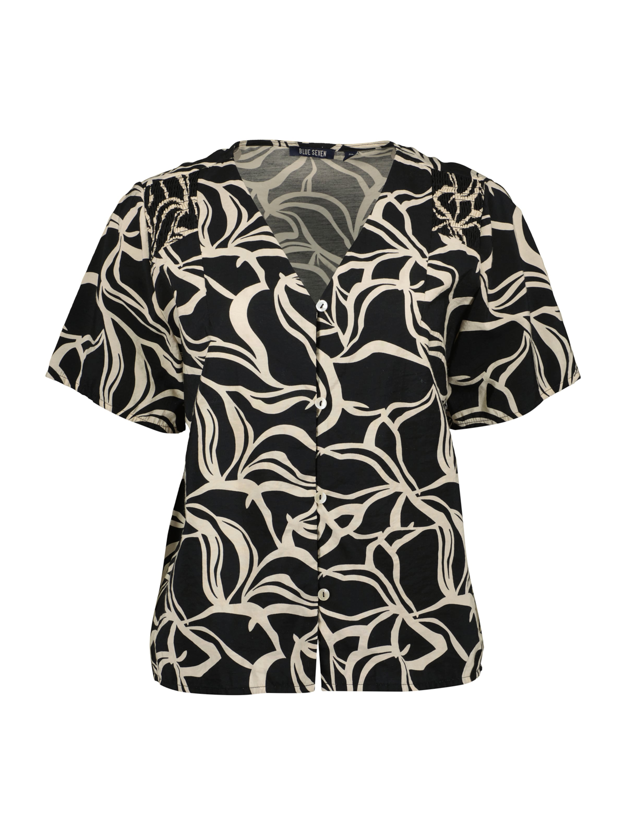 Camicia da donna di BLUE SEVEN in nero: frontale