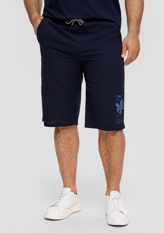 s.Oliver Regular Broek in Blauw: voorkant