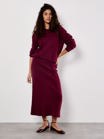 Pull-over Apricot en rouge