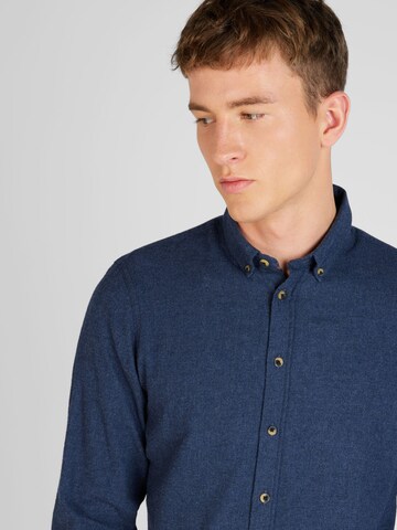 Coupe regular Chemise 'Burley' BLEND en bleu