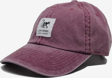 Surf Monkey Czapka sportowa w kolorze czerwony: przód