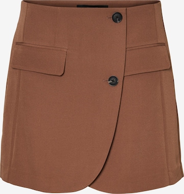 VERO MODA Rok 'CAIT' in Bruin: voorkant