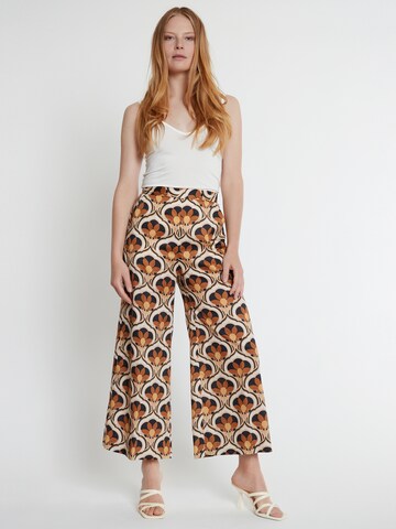 Ana Alcazar Wide leg Pants 'Kagoni' in Beige