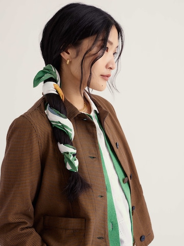 Foulard 'May Garland' Seasalt Cornwall en blanc : devant