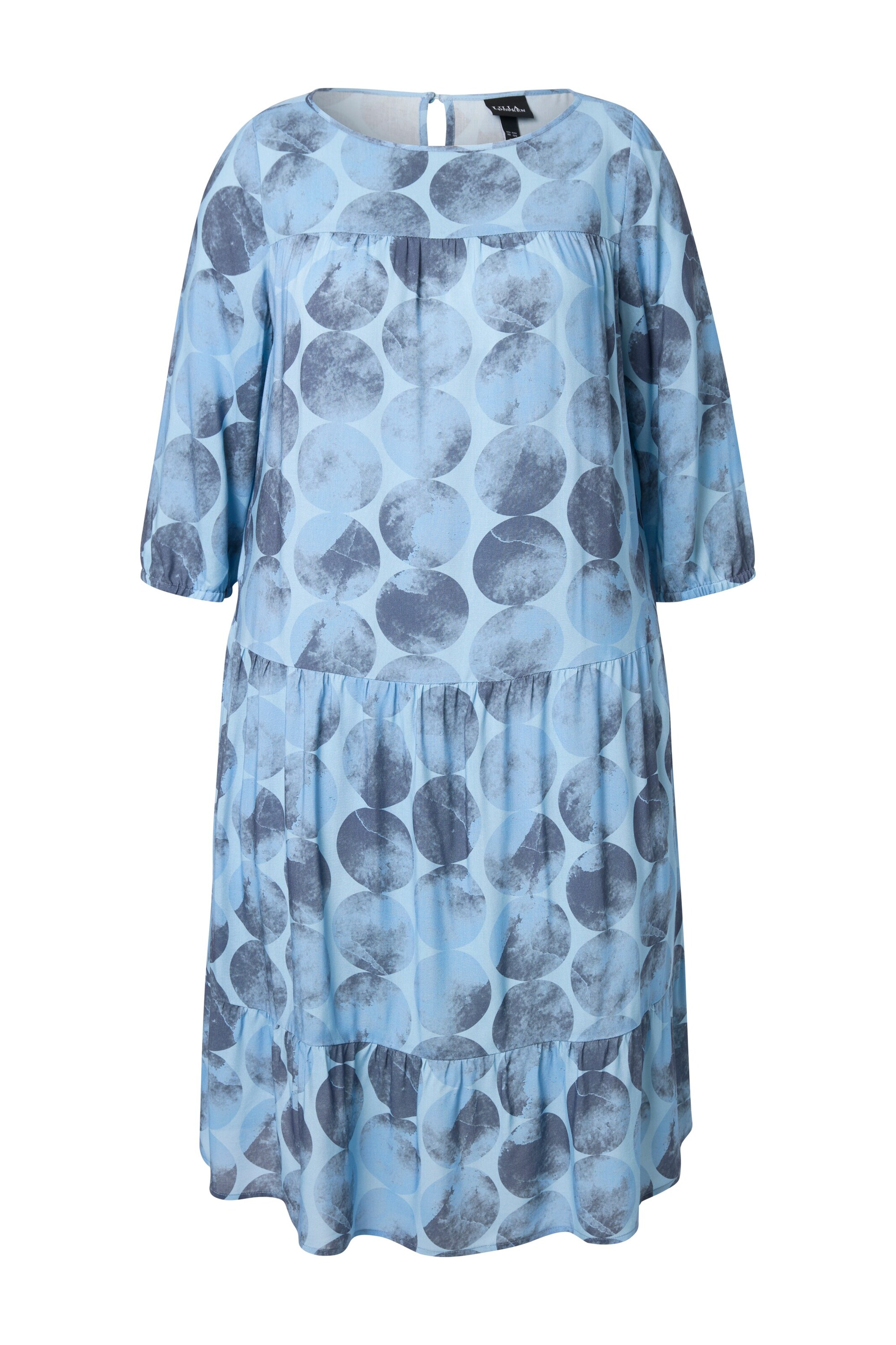 Ulla Popken Kleid in Blau: Vorderseite