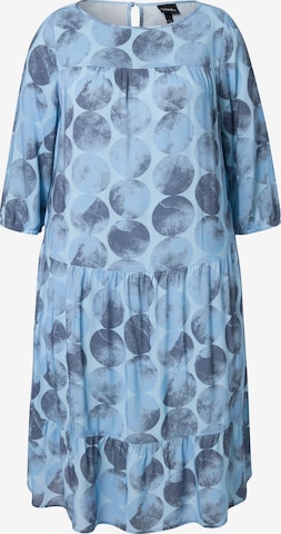 Ulla Popken Dress in Blue: front