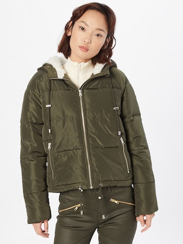 ABOUT YOU Winter Jacket 'Kitty' in Green: front