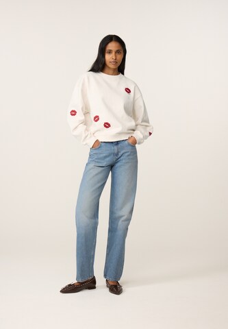 Sweat-shirt Fabienne Chapot en blanc