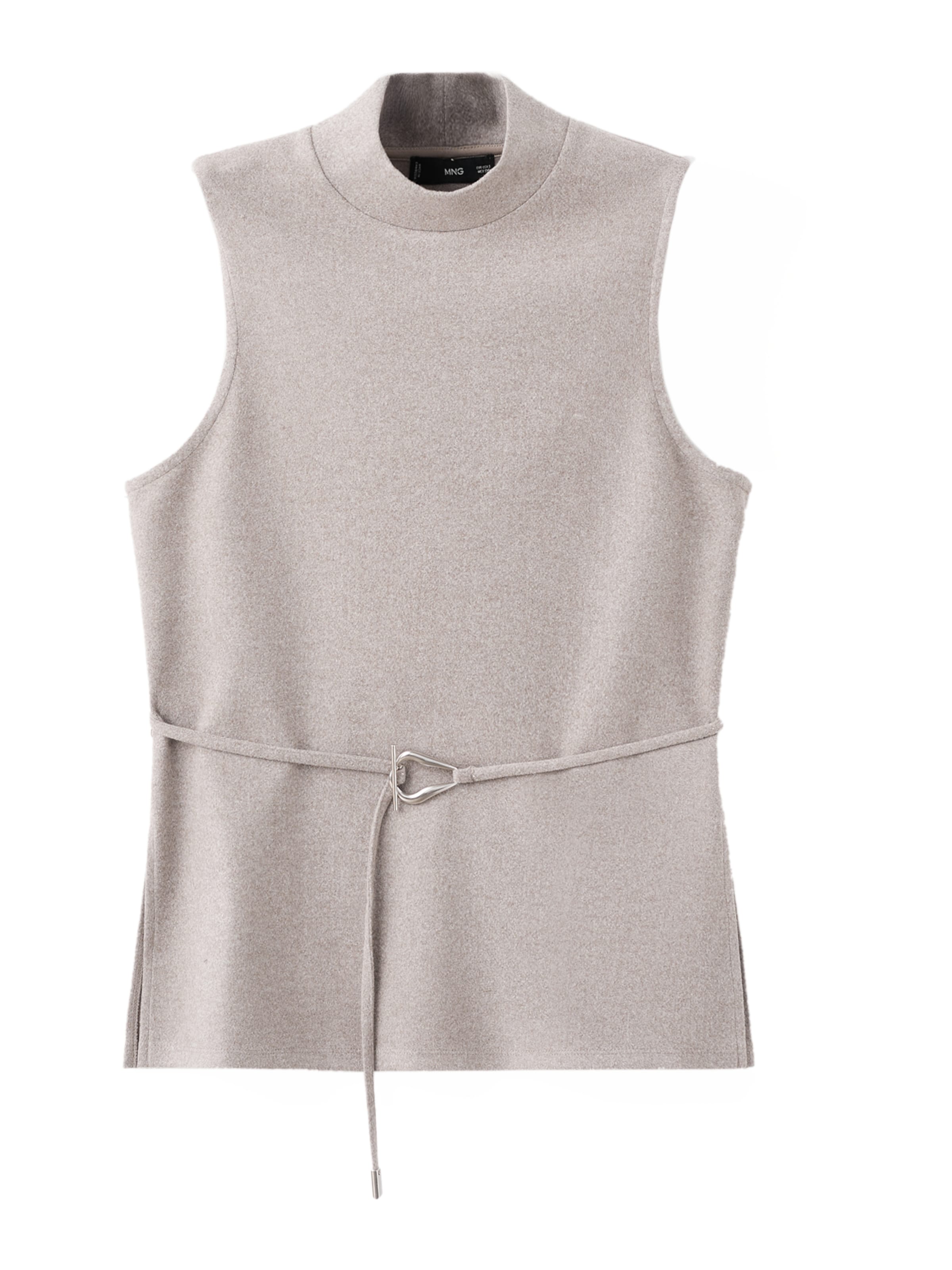 MANGO Top 'ANCONA' - szürke: elől