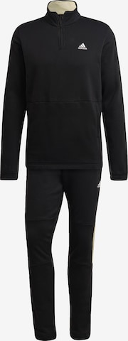 ADIDAS SPORTSWEAR Sportsdragt 'Fleece' i sort: forside