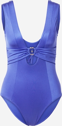 LingaDore Triangle Swimsuit in Blue: front
