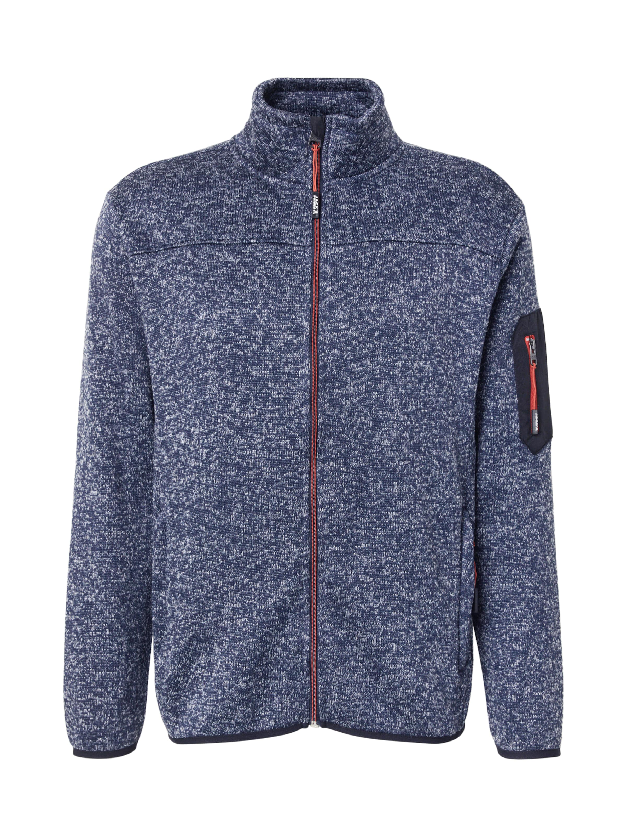 Jack&#x27;sFlis jakna - plava boja: prednji dio