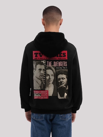 Sweat-shirt 'TV Times The Avengers 1961 Cover' F4NT4STIC en noir : devant