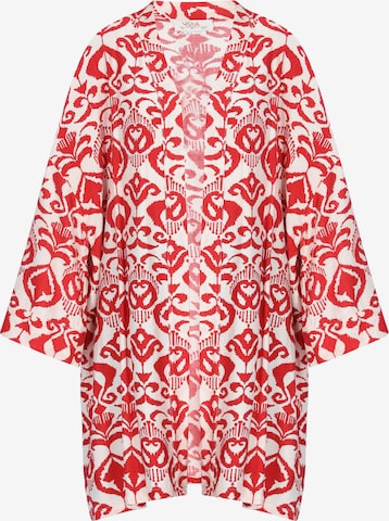 usha FESTIVAL - Kimono en rojo: frente