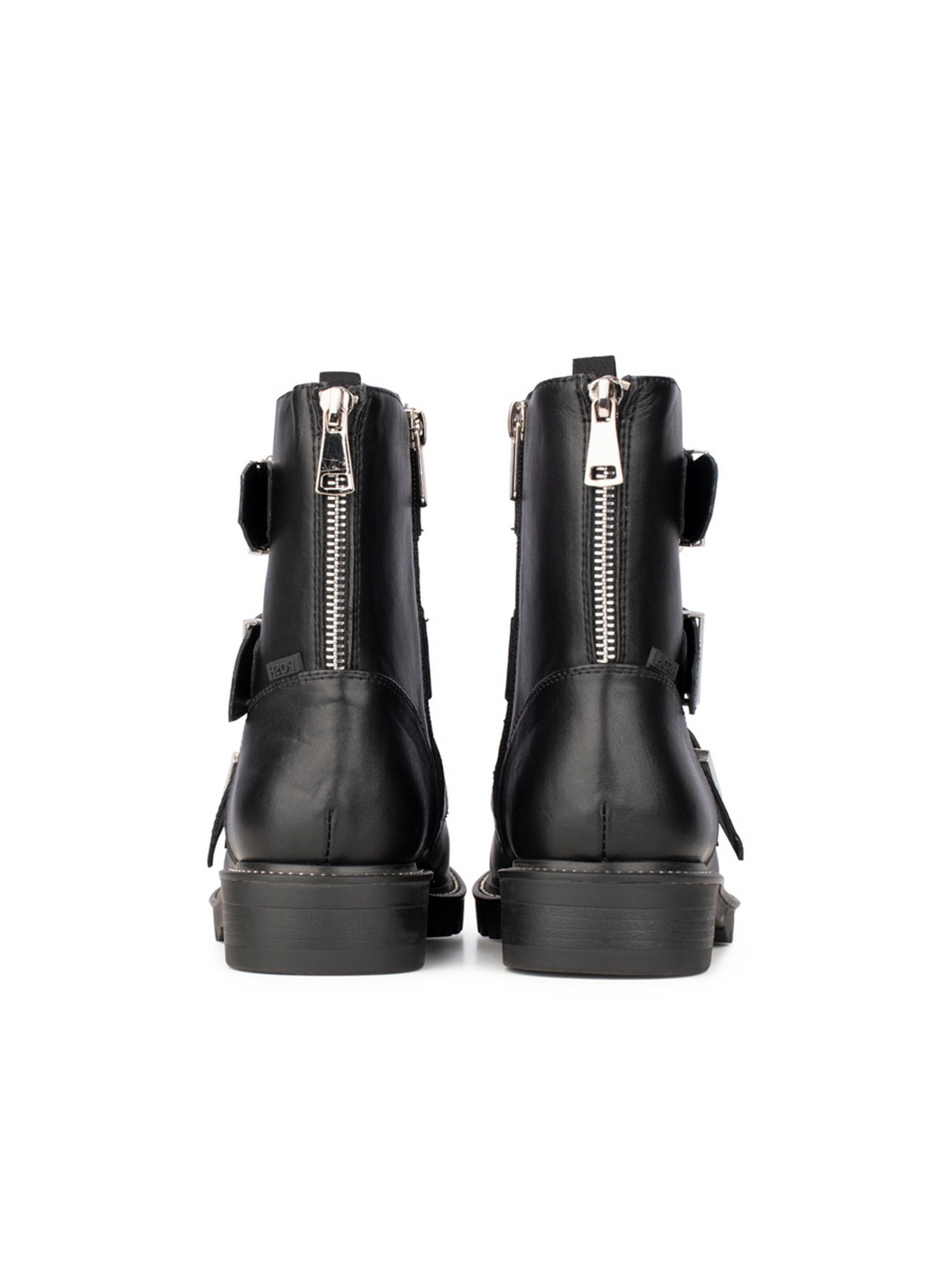 POSH by Poelman Enkellaarsjes 'Janet' in Zwart