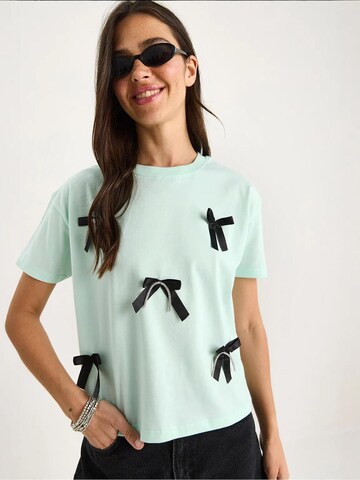 T-shirt Bianco Lucci en vert : devant