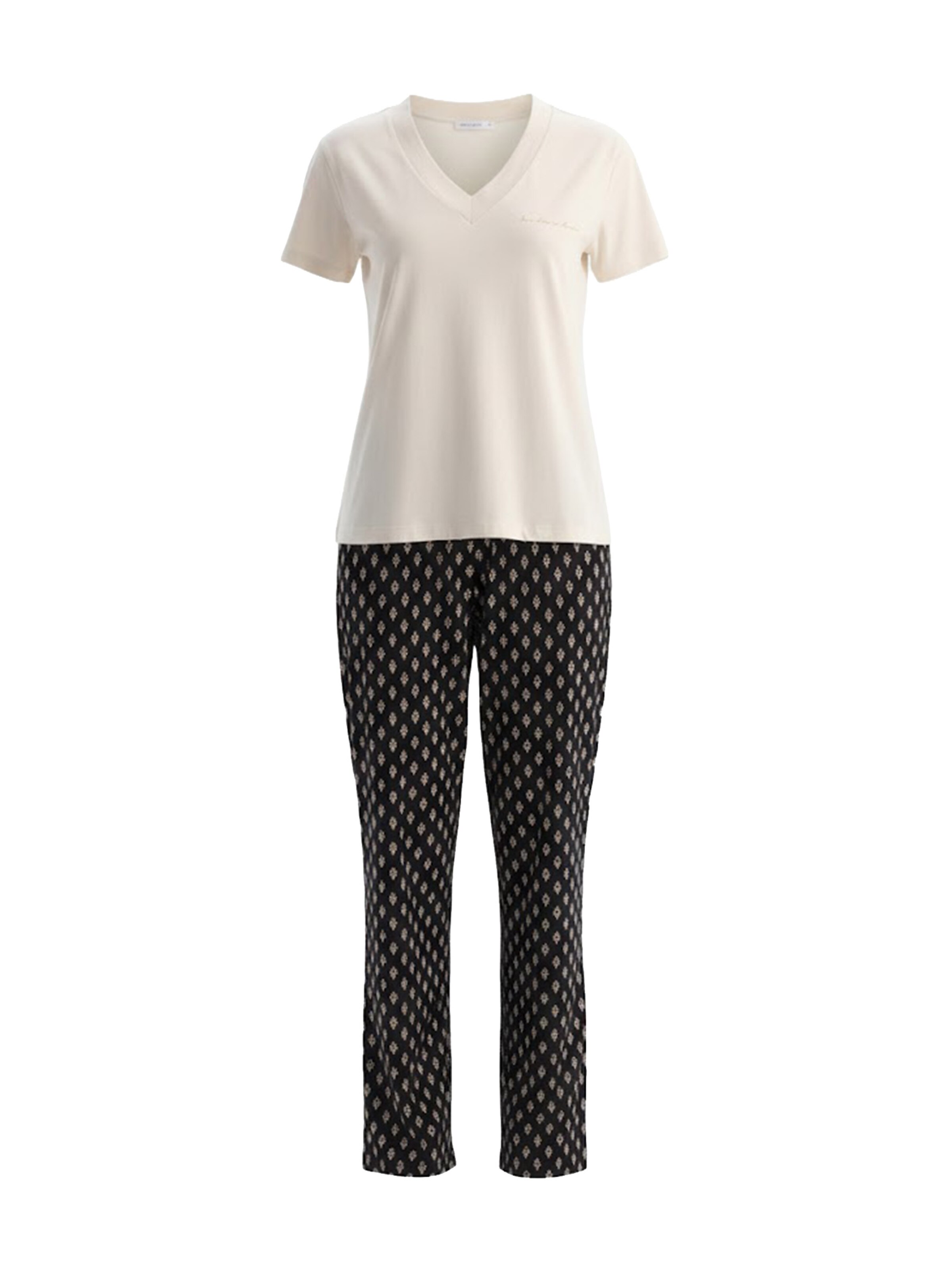 Pigiama di Dagi in bianco: frontale