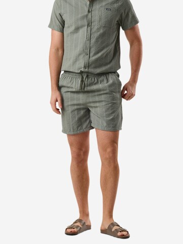 Regular Pantalon 'Coos Bay' Seaside en vert : devant