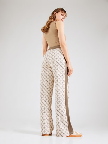 GUESS Wide leg Παντελόνι φόρμας 'ELÉA' σε καφέ