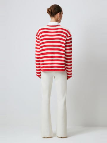 Touche Prive Fleece jacket in Red