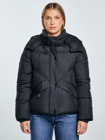 BIG STAR Winter jacket in Black: front