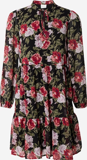 VILA Kleid in mischfarben / schwarz, Produktansicht