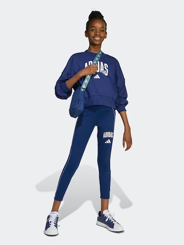 ADIDAS SPORTSWEAR Skinny Sports trousers in Blue: front