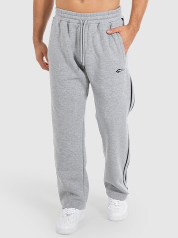 Loosefit Pantalon de sport 'Miran' Smilodox en gris : devant