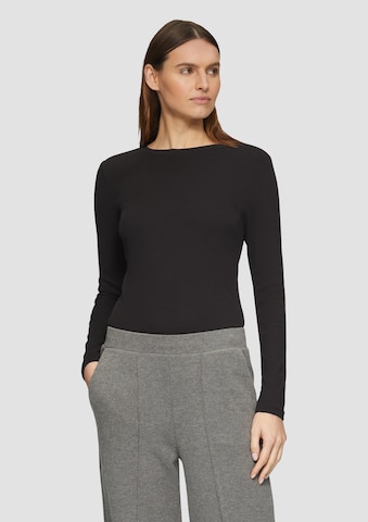 s.Oliver Shirt in Zwart: voorkant