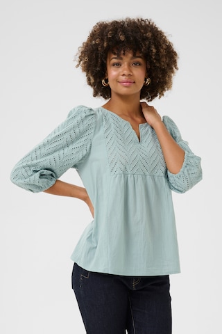 T-shirt 'CUToril' CULTURE en bleu : devant