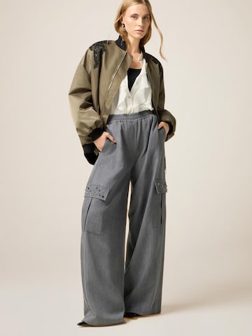 oltre Wide leg Trousers in Grey