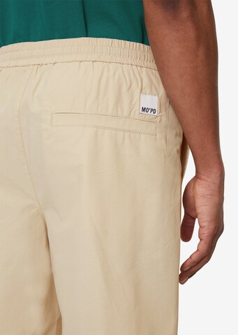 Marc O'Polo DENIM Regular Trousers 'Benne' in Beige