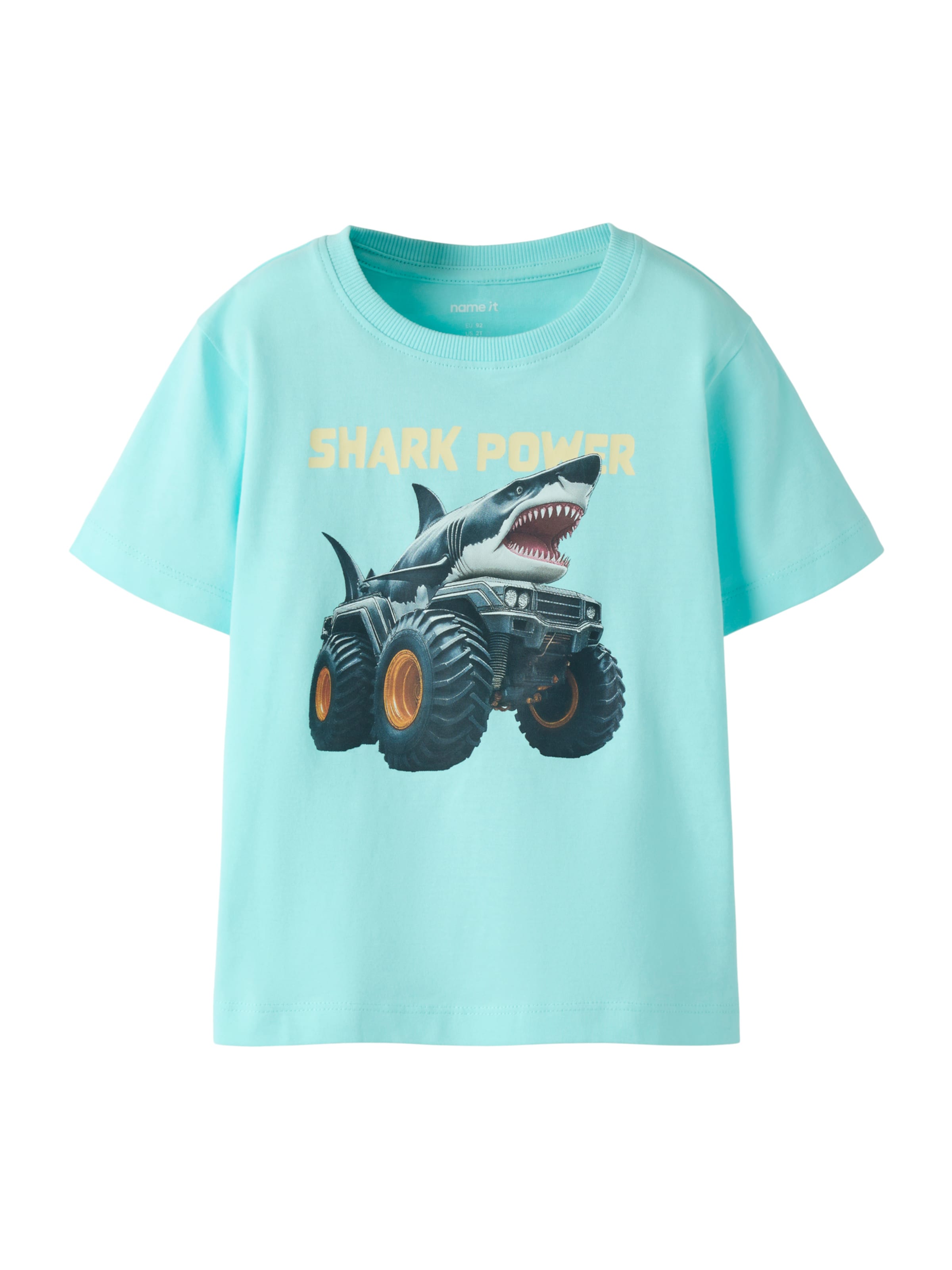 Tricou 'NMMVOTO' de la NAME IT pe verde: față