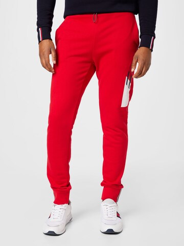 Tommy Sport Sporthose in Rot: front