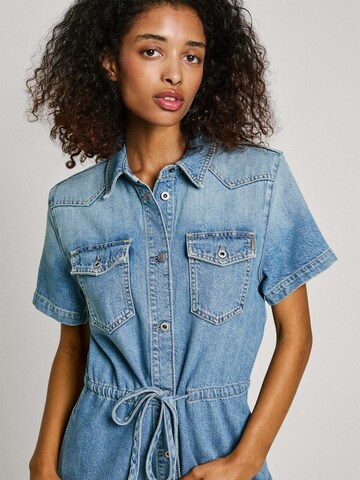 Pepe Jeans Blusenkleid 'CECILIA' in Blau