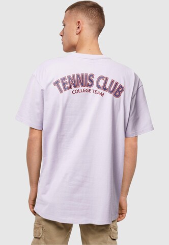 Merchcode T-Shirt 'College Club' in Lila