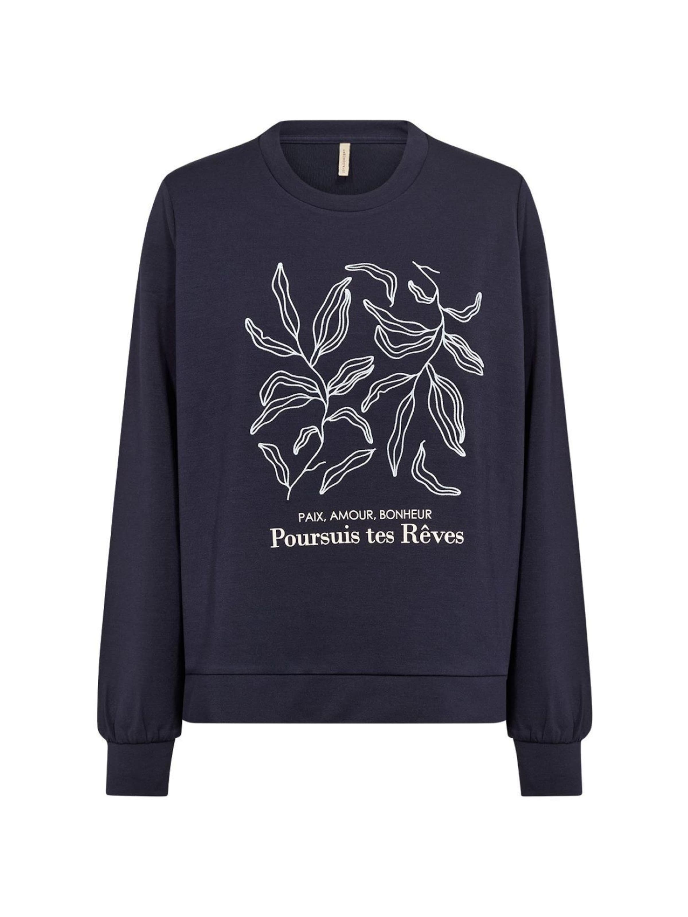 Soyaconcept Sweater 'SC-Banu 317 Navy sweater' in Blue: front
