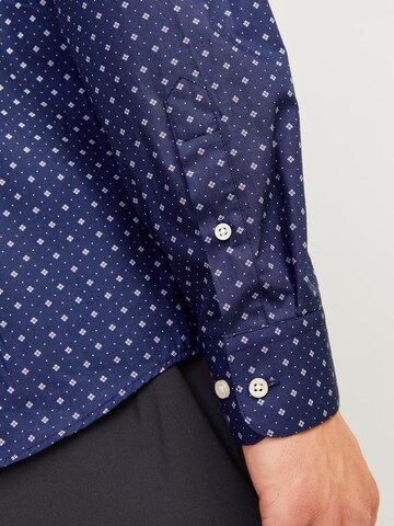 JACK & JONES Slim fit Overhemd 'JJJOE' in Blauw
