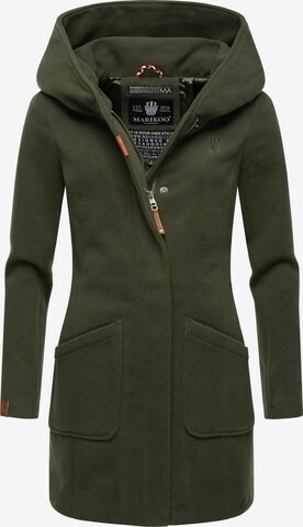 MARIKOO Between-seasons coat 'Maikoo' in Green: front