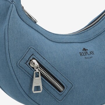 REPLAY Schultertasche in Blau