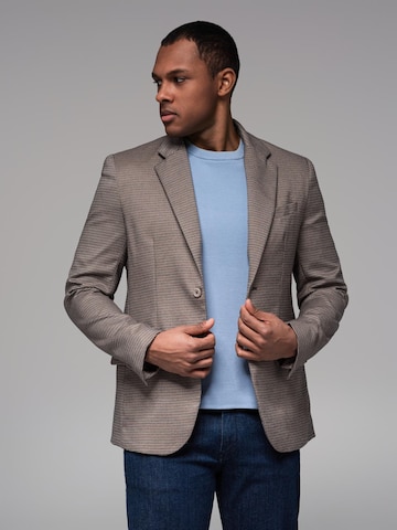 Ombre Regular fit Blazer in Brown: front