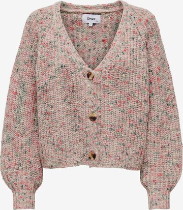 ONLY Strickjacke 'SPRINKLE LIFE' in Pink: predná strana