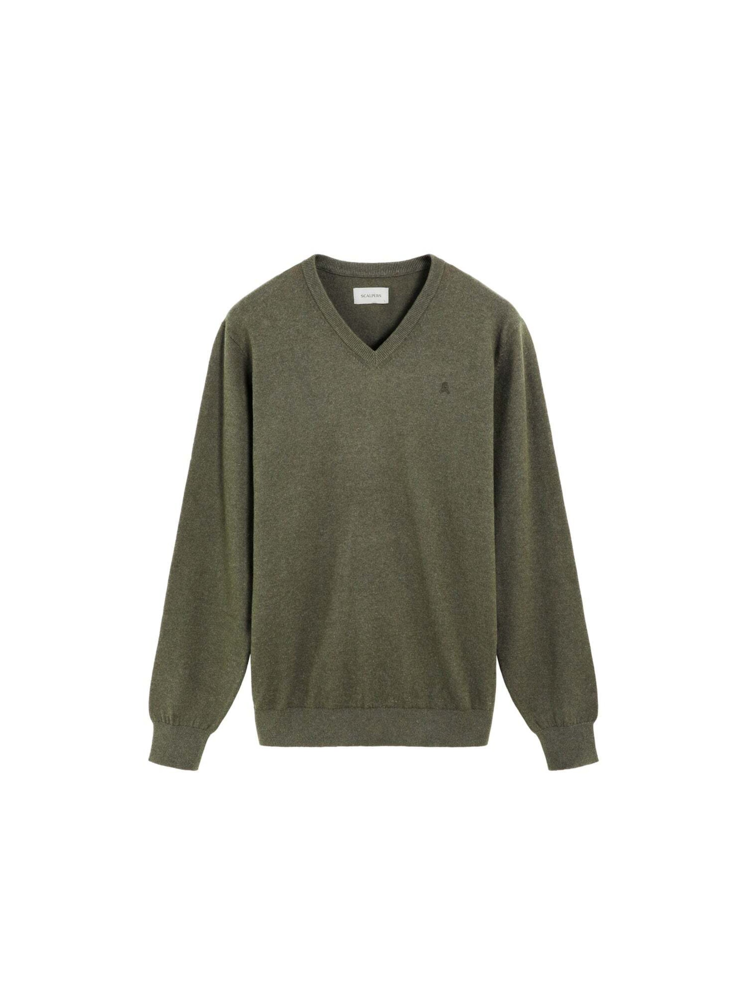 Scalpers Sweater in Green: front
