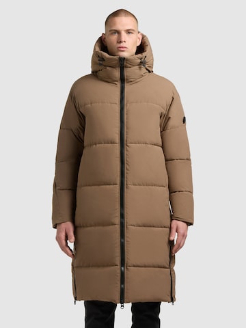 khujo Winter coat 'Dash' in Brown: front